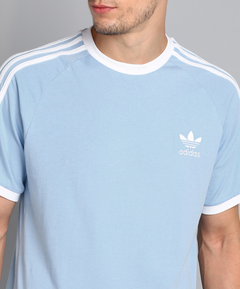 ADIDAS ORIGINALS Sporty Men Round Neck Blue T Shirt Buy ADIDAS
