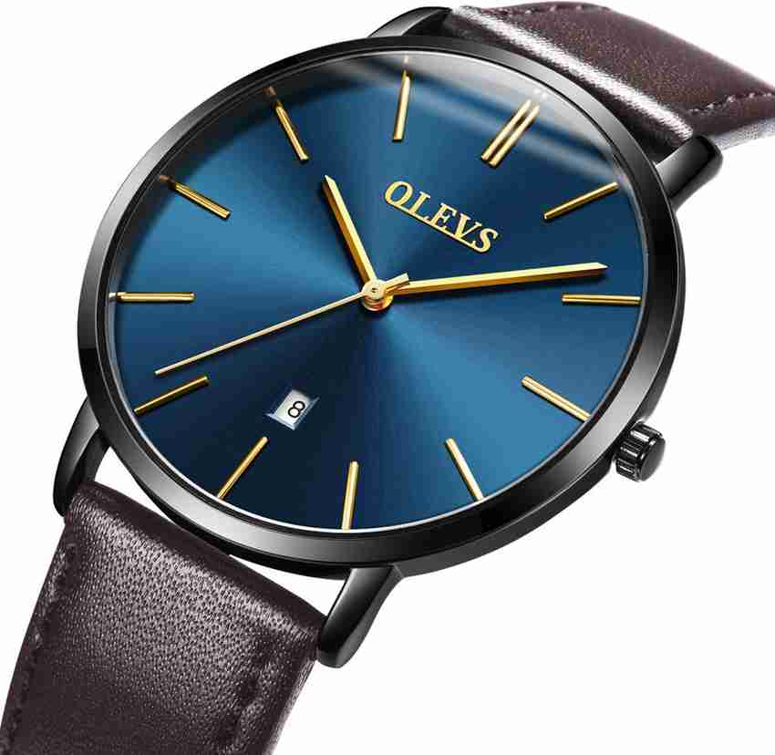 Thin mens wrist watches on sale