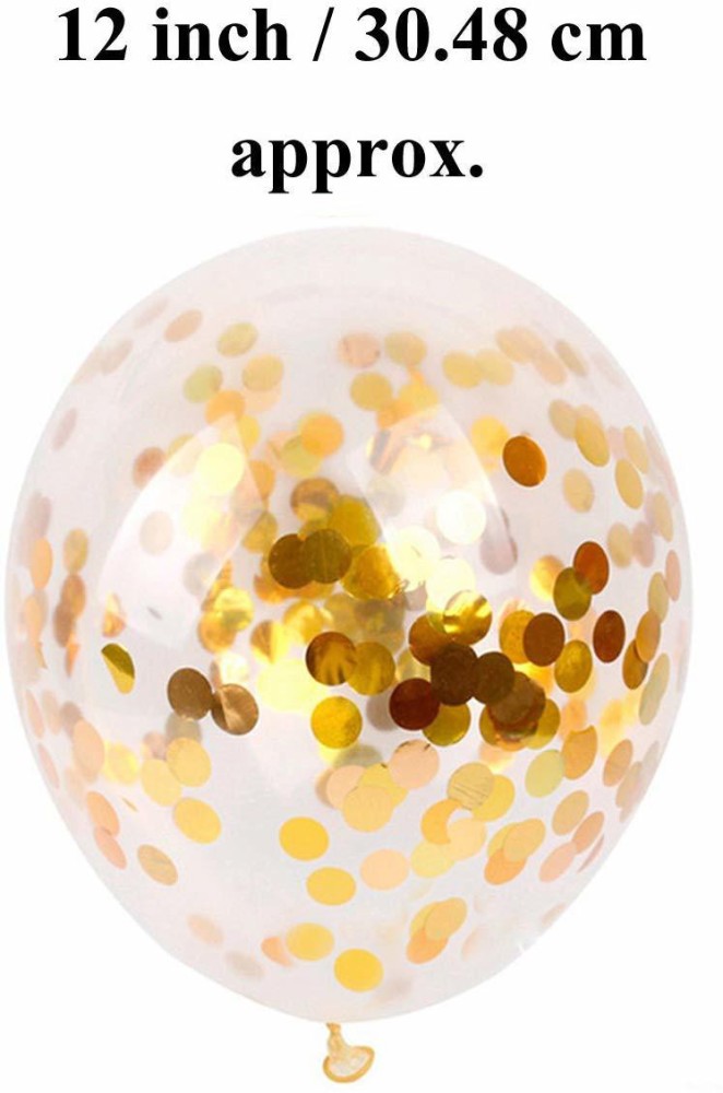 Ballon - 22 cm - Confettis
