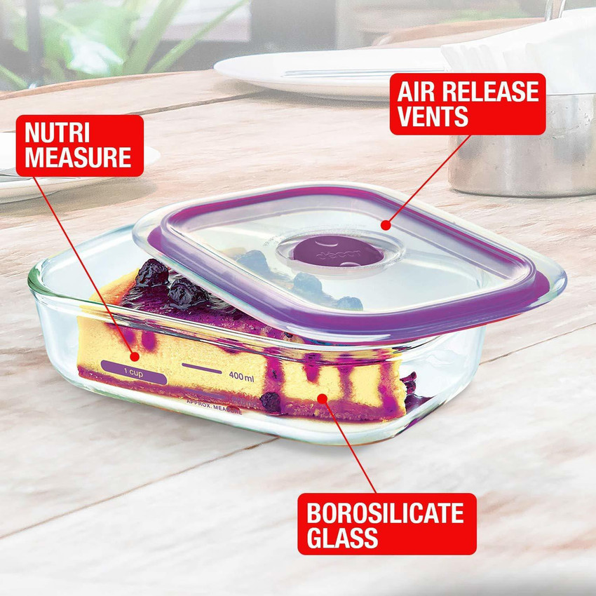 Decor glass store containers