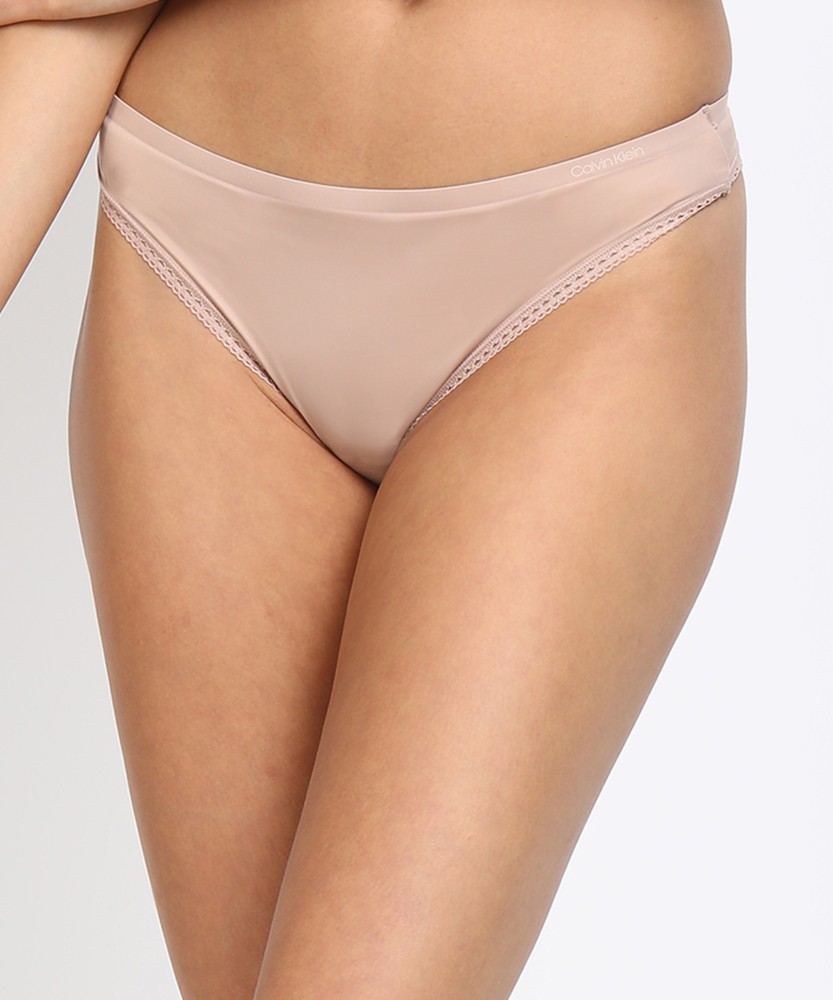 Calvin Klein Underwear Women Thong Beige Panty - Buy Calvin Klein Underwear  Women Thong Beige Panty Online at Best Prices in India