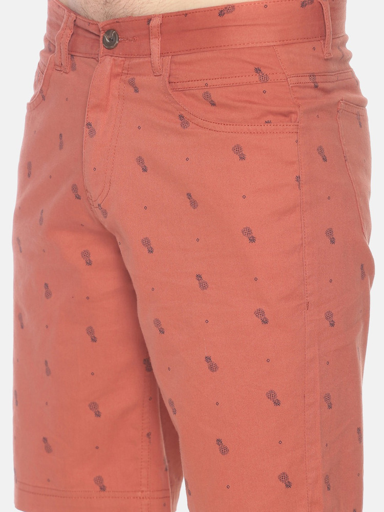 Orange chino shorts deals