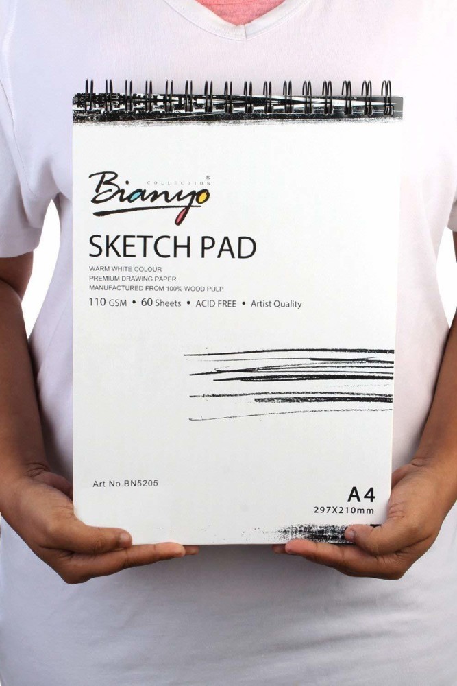 Bianyo Artists Sketch Book  Acid Free A5 Size 120 Pages 110 GSM   Amazonin Home  Kitchen