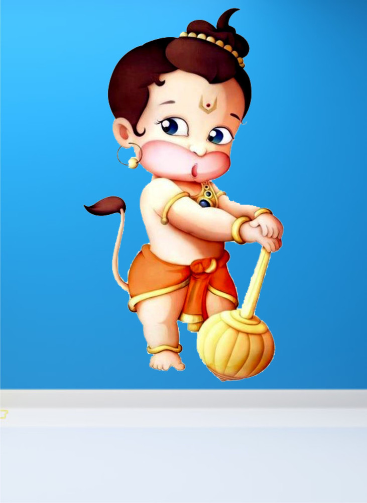 Ocean Decore 58 cm bal hanuman wall sticker Self Adhesive Sticker