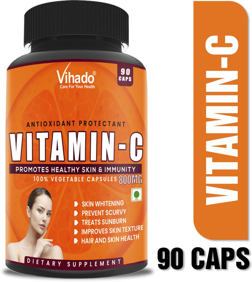 Vihado 100 Vitamin C Capsule Boost Immunity Glowing Skin