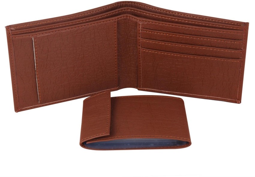 mane corner Men Tan Artificial Leather Wallet