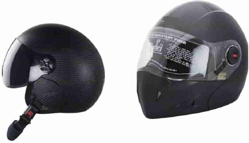 Steelbird SET OF 2 COMBO All Purpose Safety Helmet Motorbike