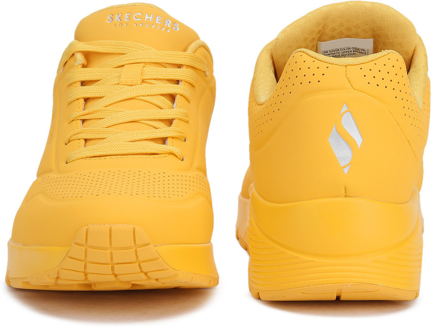 Skechers boots mens yellow on sale