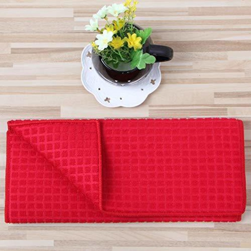 The Original Red Floral Dish Drying Mat