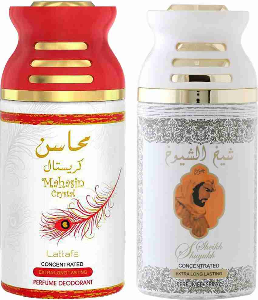 Lattafa Mahsin Crystal And Sheikh Al Shuyukh Khusoosi Perfumed