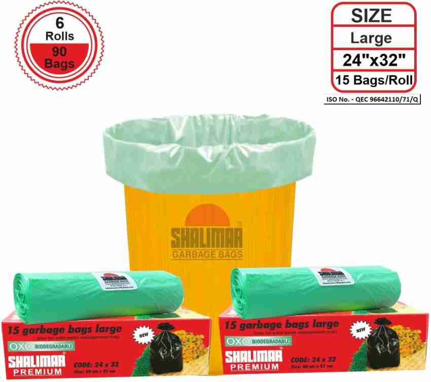 Shalimar Premium Oxo - Biodegradable Garbage Bags Jumbo (Black) in Mumbai  at best price by Mahavir Packaging - Justdial