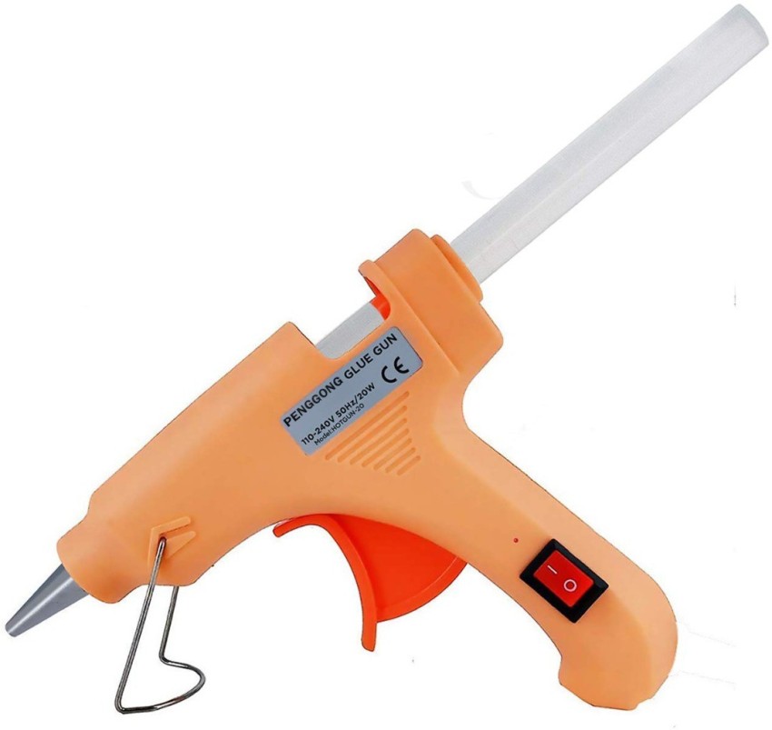 20W 20 WATT 7MM HOT MELT Glue Gun with ON Off Switch and LED