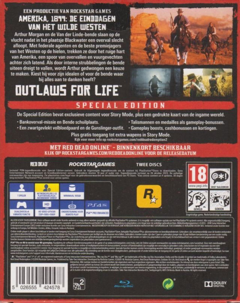 Buy Red Dead Redemption 2 PS4 Game Online at Best Prices in India - JioMart.