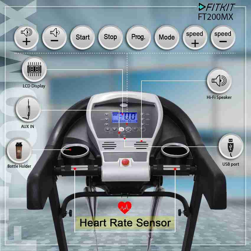 Fitkit ft200 shop motorised treadmill