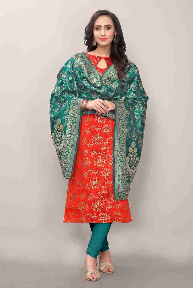 Brocade discount churidar material