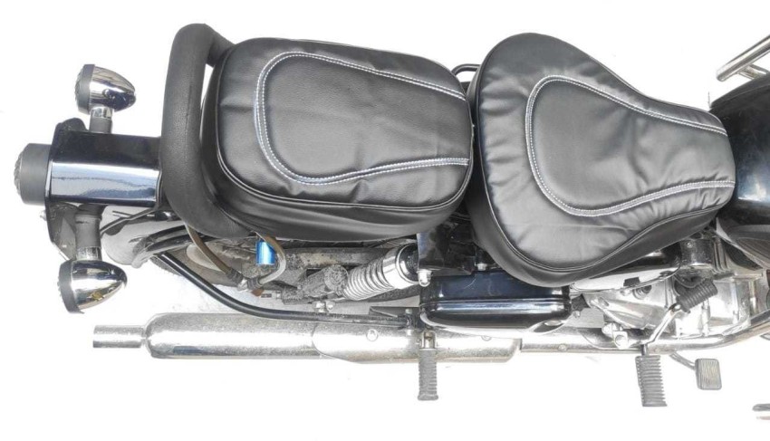 KOHLI BULLET ACCESSORIES Split Black Seat Cover Front & Rear For Royal  Enfield Classic 350.500 cc Single Bike Seat Cover For Royal Enfield  Classic, Classic 500, Classic Chrome, Classic Desert Storm, Classic