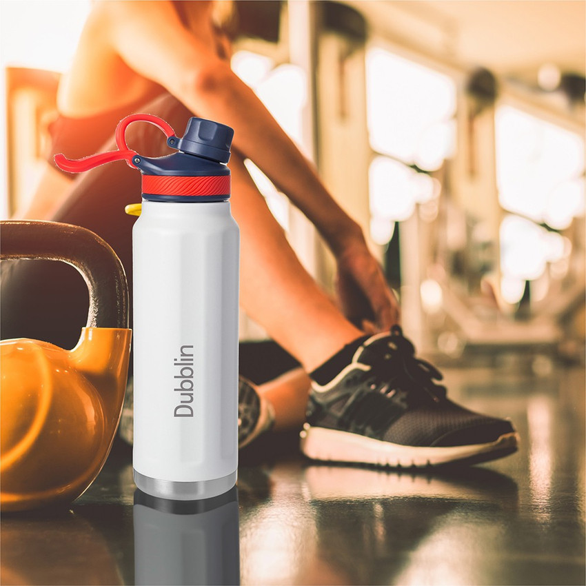 DUBBLIN Rambo Double Wall Vacuum Insulated Water Bottle Keeps Hot 12 Hrs Cold 24 Hrs 950 ml Bottle