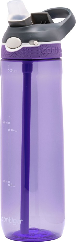 Contigo Ashland 2.0 Plastic Water Bottles w/ Autospout Lid 24oz 2-Pk  Blue/Purple