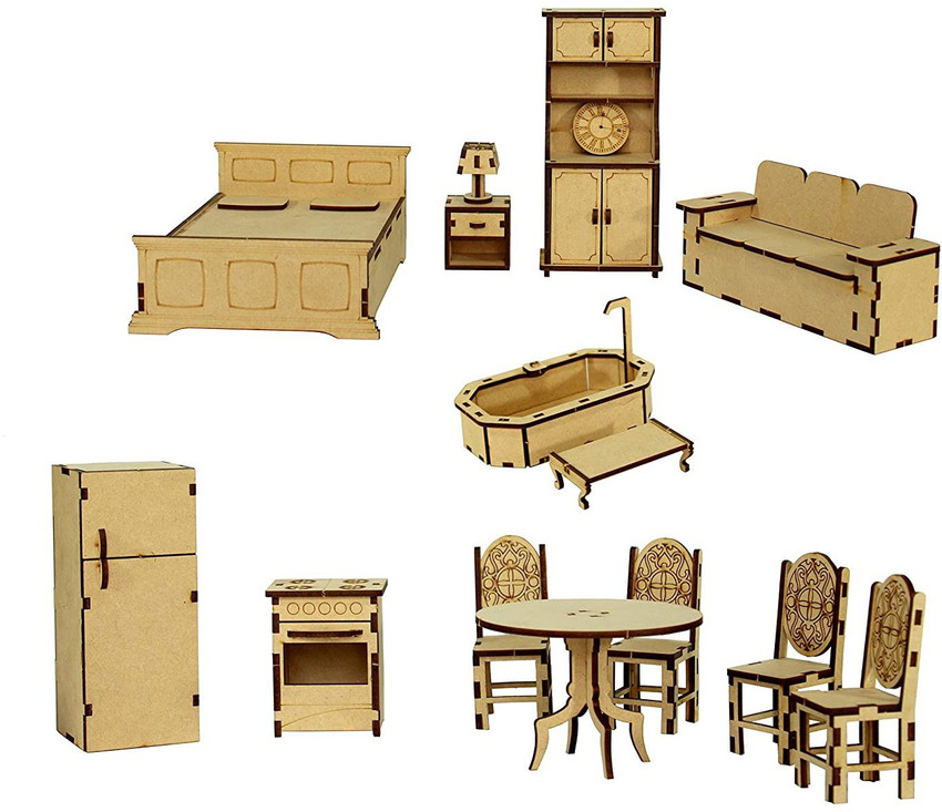 Miniature doll hot sale furniture cheap