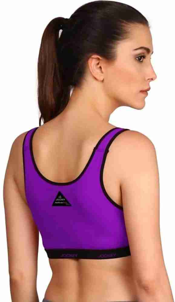 JOCKEY 1376- PURPLE Women Sports Non Padded Bra - Buy JOCKEY 1376- PURPLE  Women Sports Non Padded Bra Online at Best Prices in India