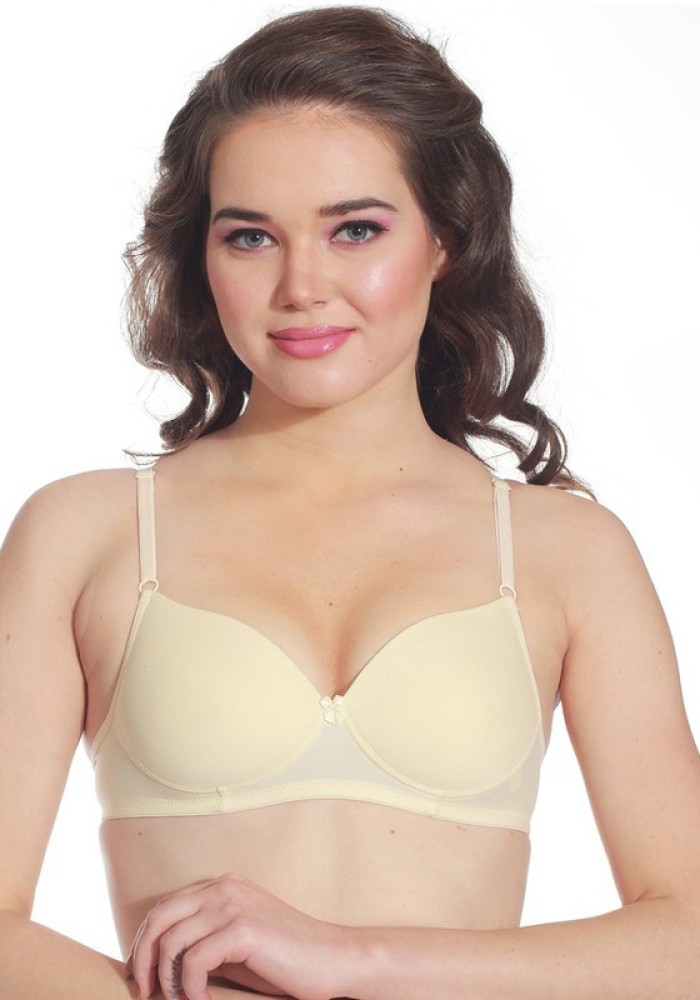 Buy online Beige Balconette Bra from lingerie for Women by Zivame for ₹519  at 35% off