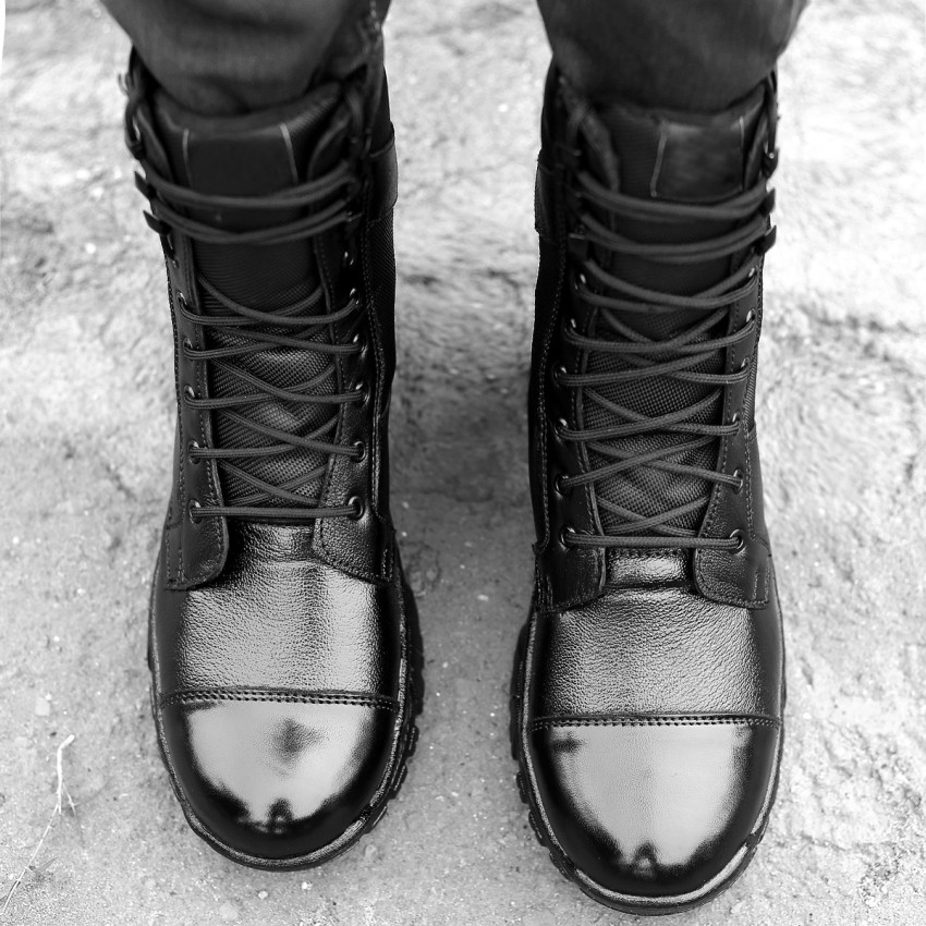 Army on sale boots black