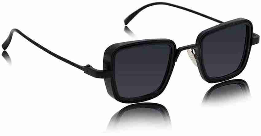 Buy PHENOMENAL Retro Square Sunglasses Black, Brown For Men