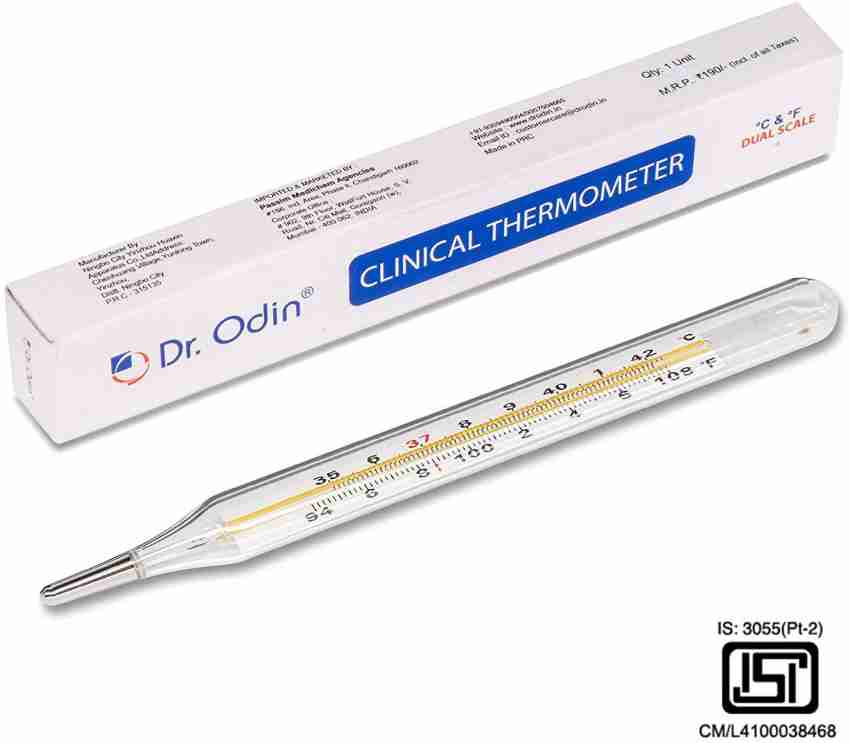 Dr. Odin Clinical Oval Mercury Thermometer For Thermometer for