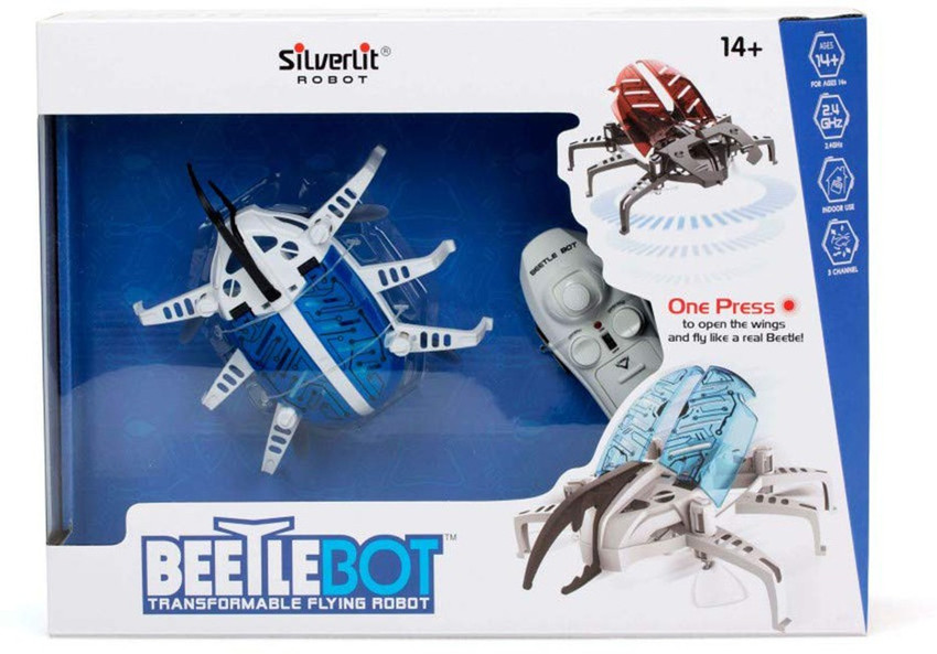 Silverlit Beetle Bot A Transformable R c Flying Robot Bug