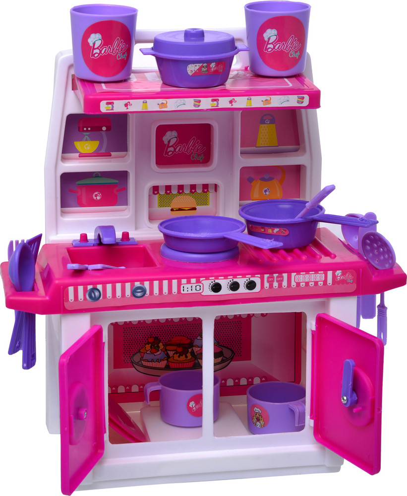 Barbie kitchen set for hot sale girls