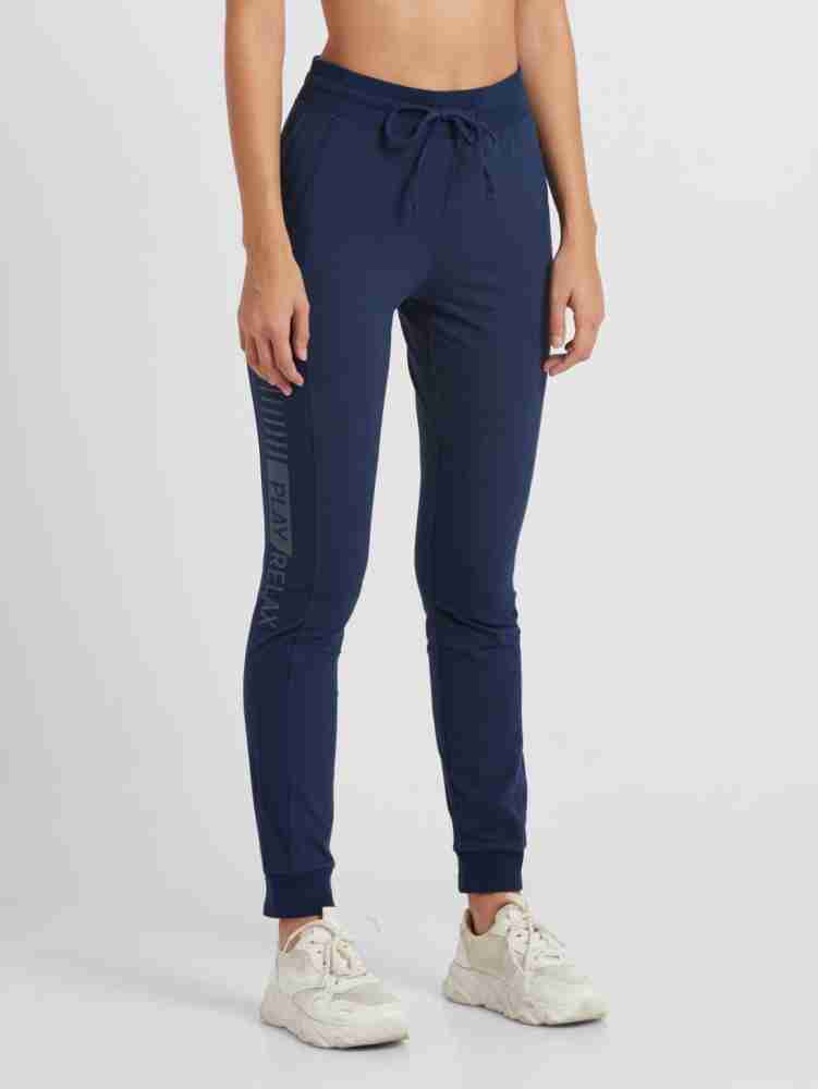 JOCKEY Solid Women Blue Track Pants - Buy JOCKEY Solid Women Blue Track  Pants Online at Best Prices in India