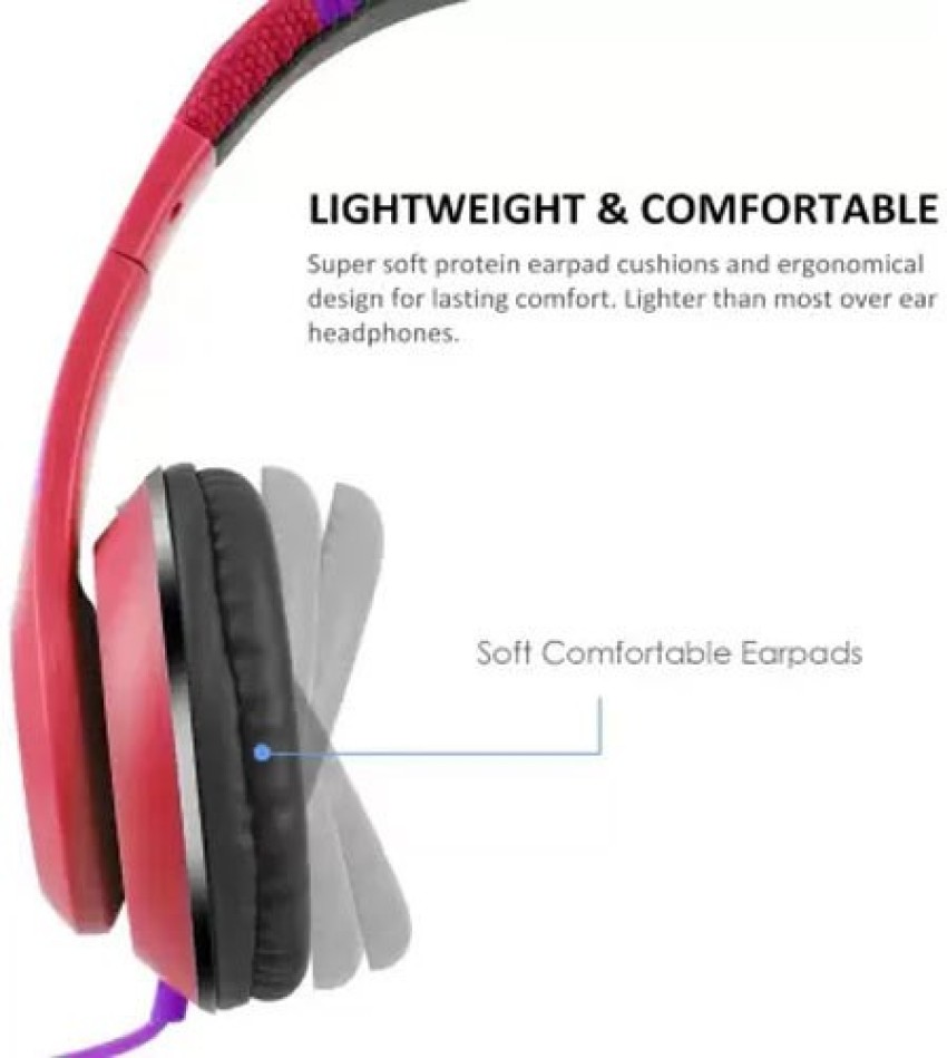 TECHOMANIA Subwoofer foldable Wired On Ear Stereo DJ Headphone