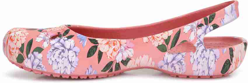 Womens top floral crocs