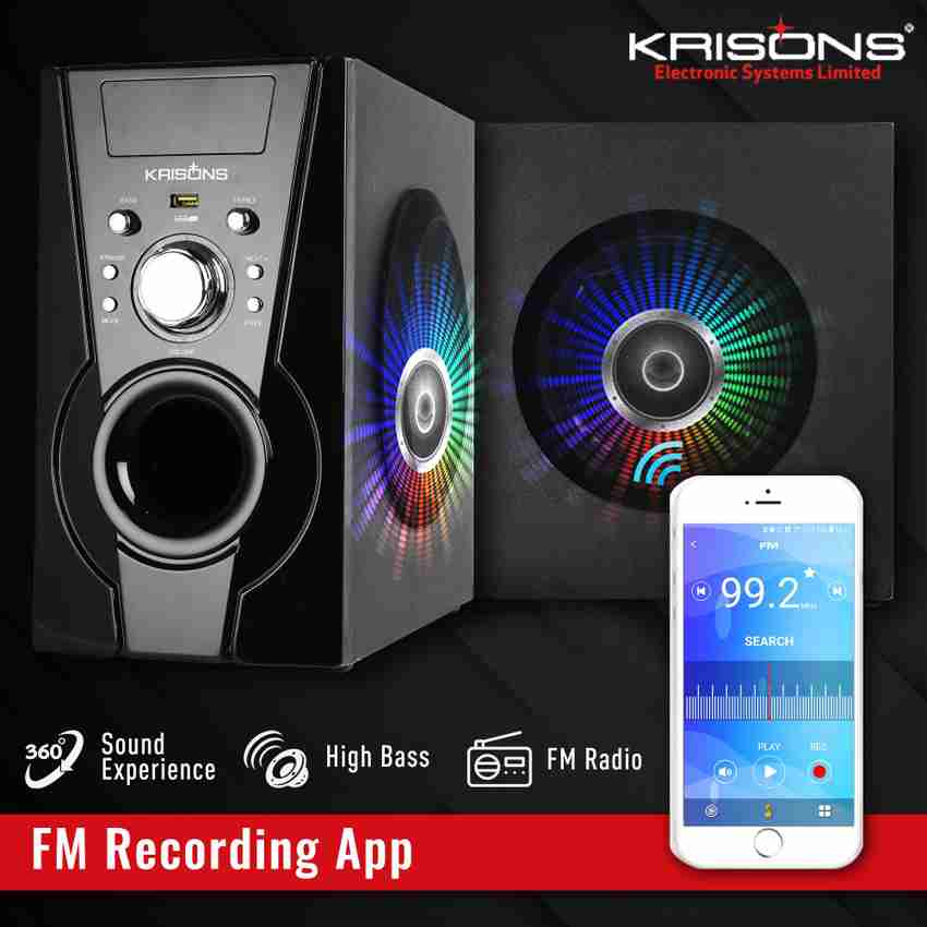 Buy KRISONS Genius 400 Multimedia Speaker 5.25 Woofer App