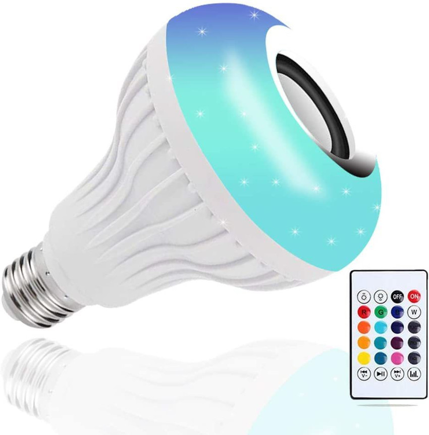 Wireless bluetooth e27 led light bulb speaker outlet
