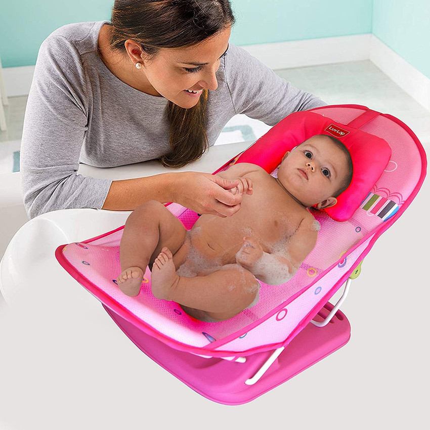 Summer bath hot sale seat pink
