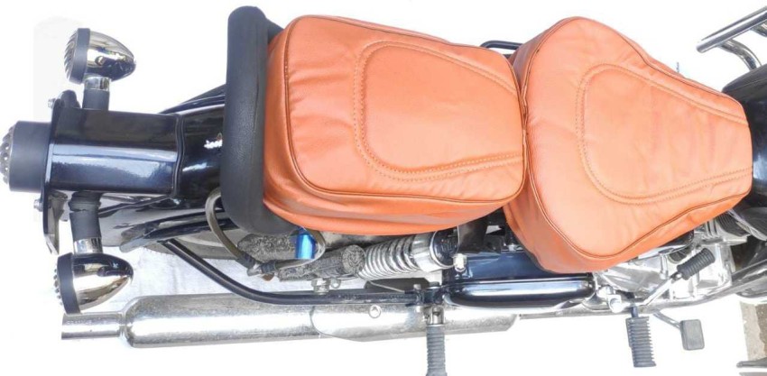 KOHLI BULLET ACCESSORIES Seat Cover with Tank Cover Split Bike Seat Cover  For Royal Enfield Classic 350, Classic 500 ()