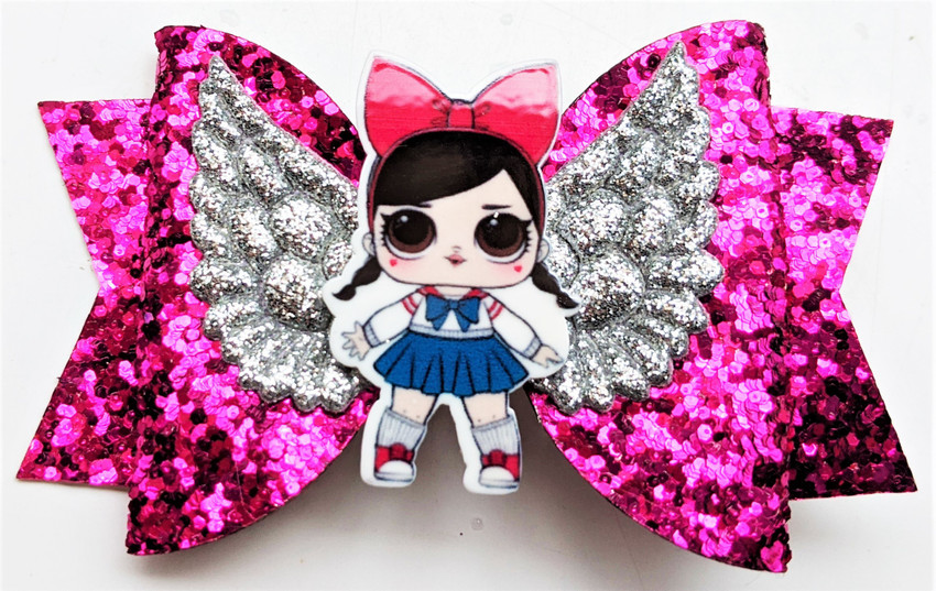 Lol with pink glitter hair outlet