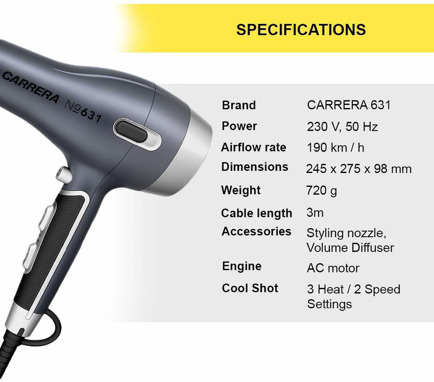Carrera hair top dryer