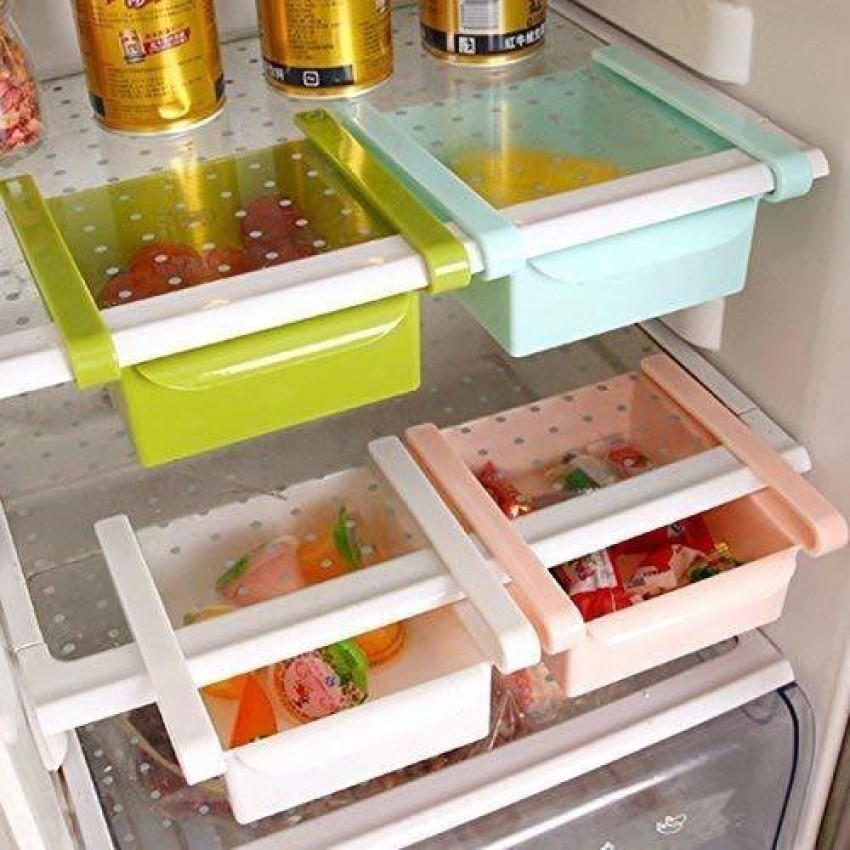 Buy Plastic Multipurpose Fridge Sliding Drawer Storage