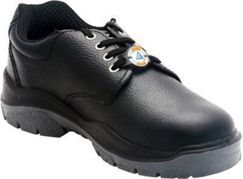 Buy Acme Tusker PU Steel Toe Low Ankle Leather Safety Shoes Black Size: 7  Online in India at Best Prices
