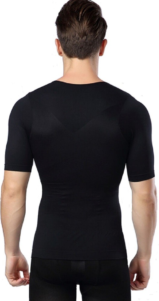 Shoulder Padded Compression T-Shirt Rounderbum