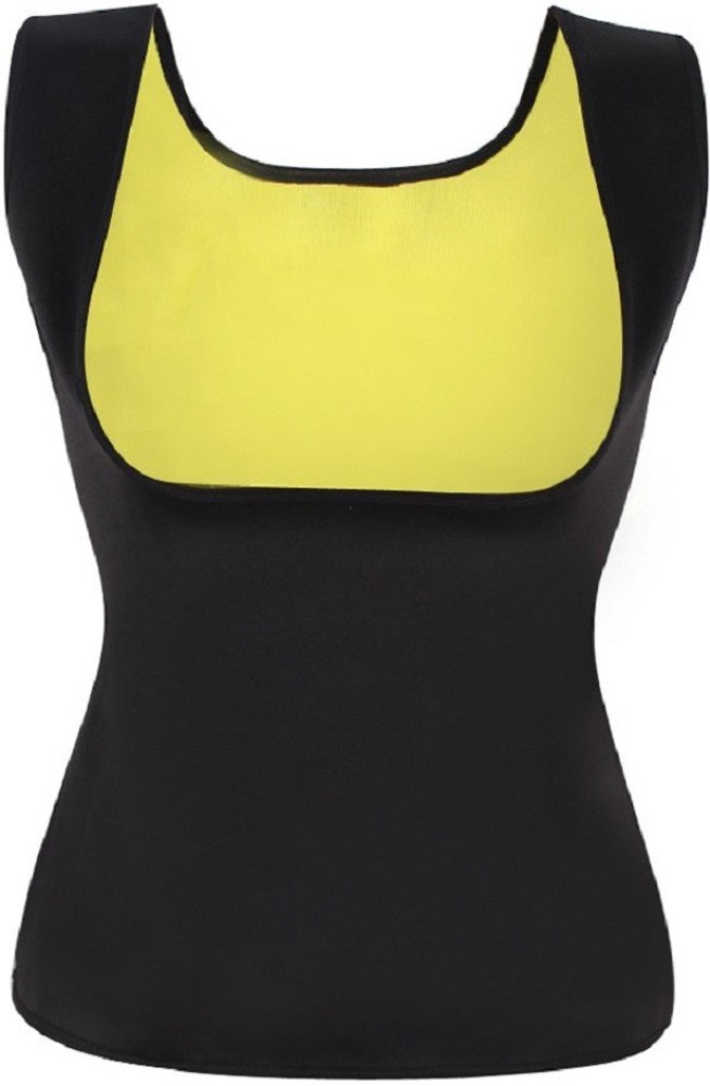 Cami Hot Shaper For Women - Black & Yellow