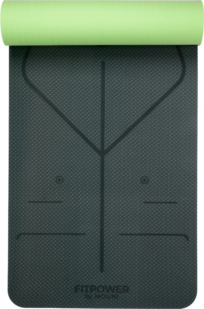 Tpe Alignment Royal Green 6mm Yoga Mat at Rs 600/piece, Gurugram