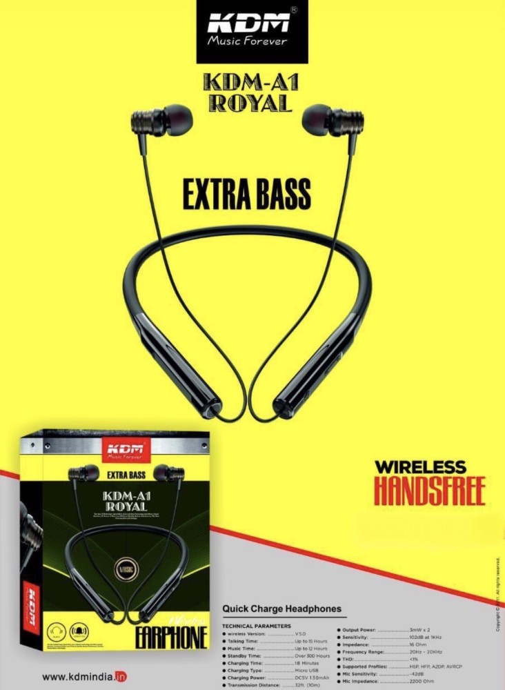 KDM A1 ROYAL Bluetooth Headset Price in India Buy KDM A1 ROYAL