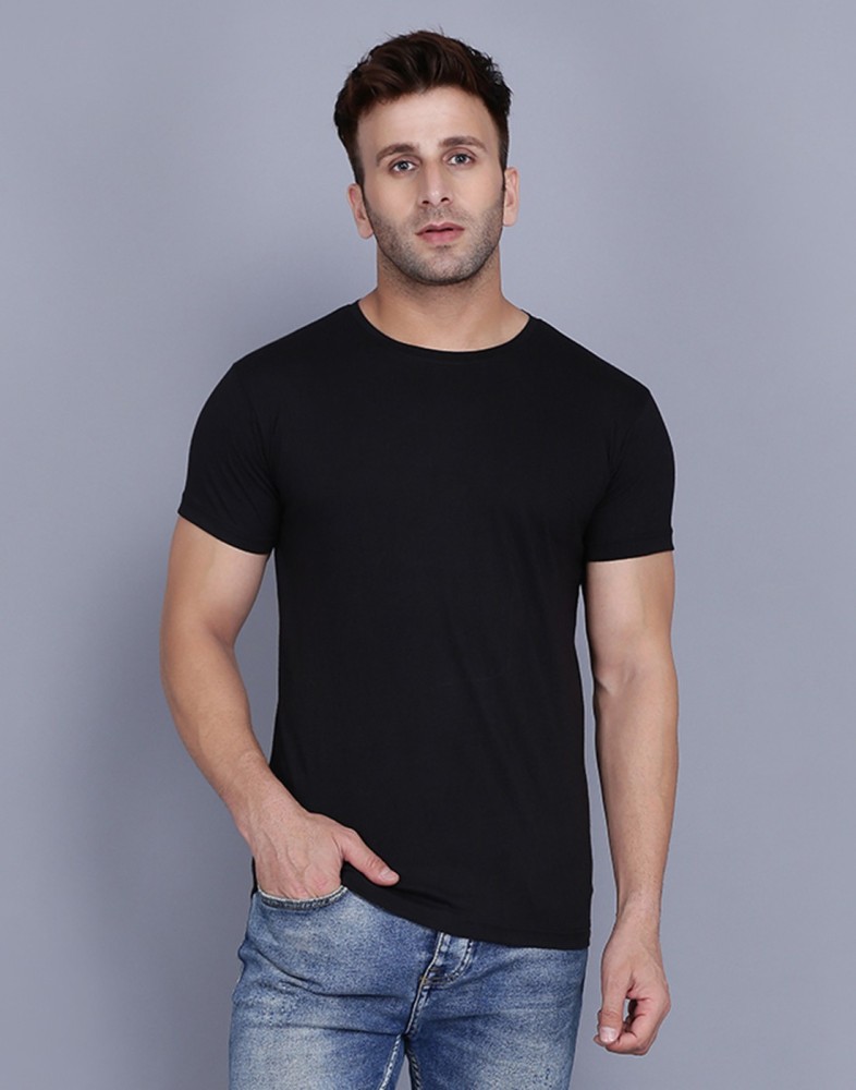 Solid t shirts online hot sale india