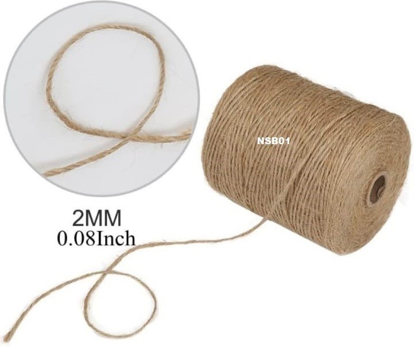 Rope For Hanging2mm Hemp Twine - Durable Jute Rope For Crafts
