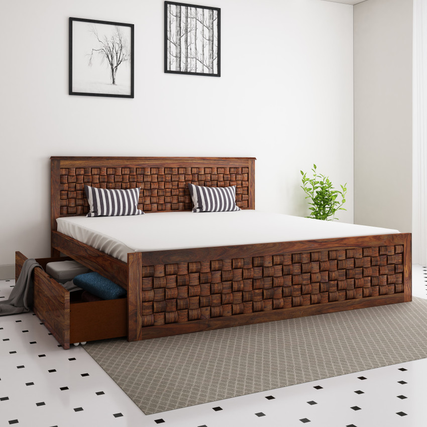 Home edge sheesham sale bed