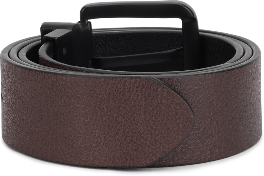 Leyva men's belt in reversible leather