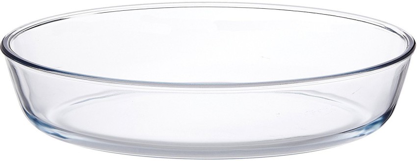 Oval Shape 1000ml 1500ml 2500ml High Borosilicate Bowl Set Glass